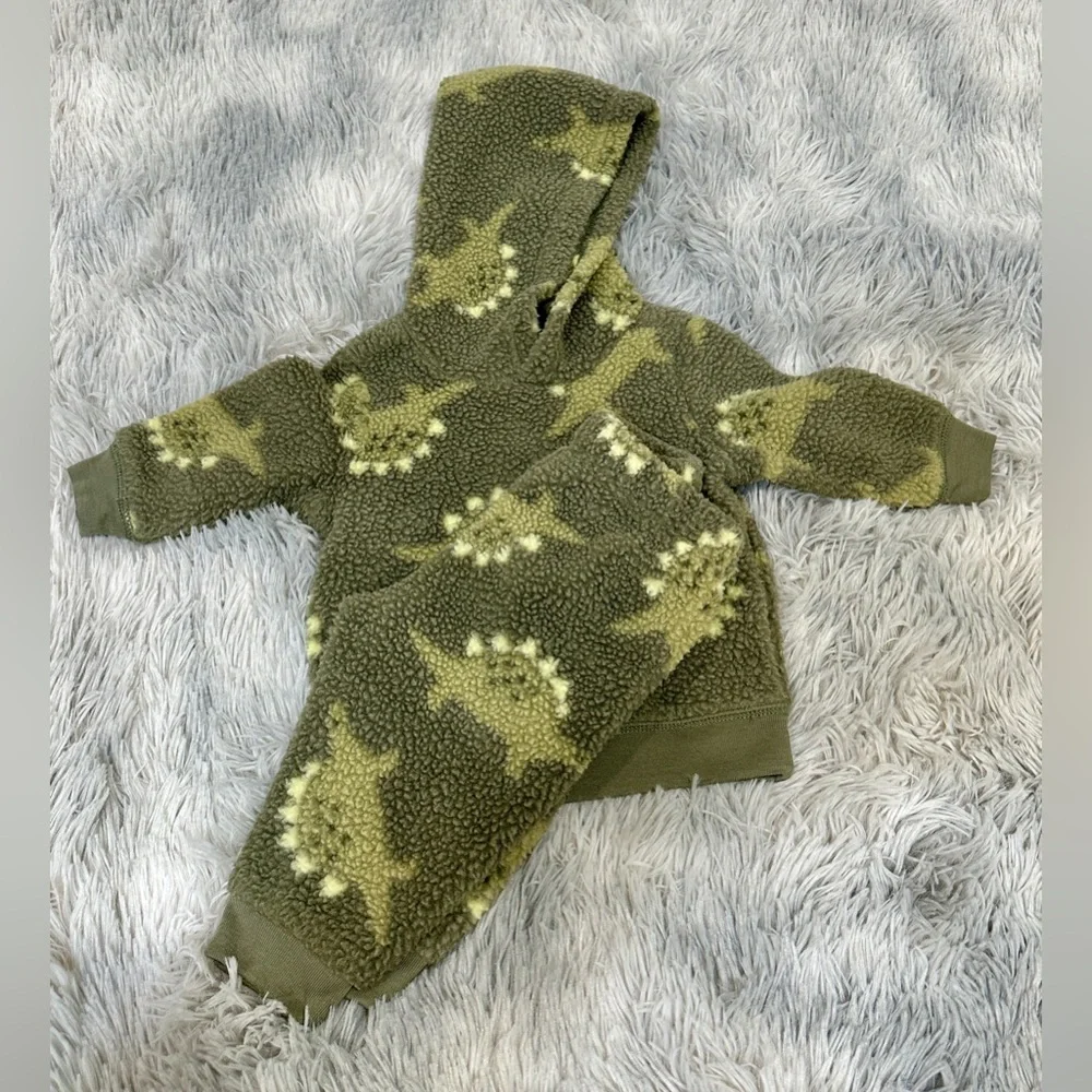 Carters cozy green